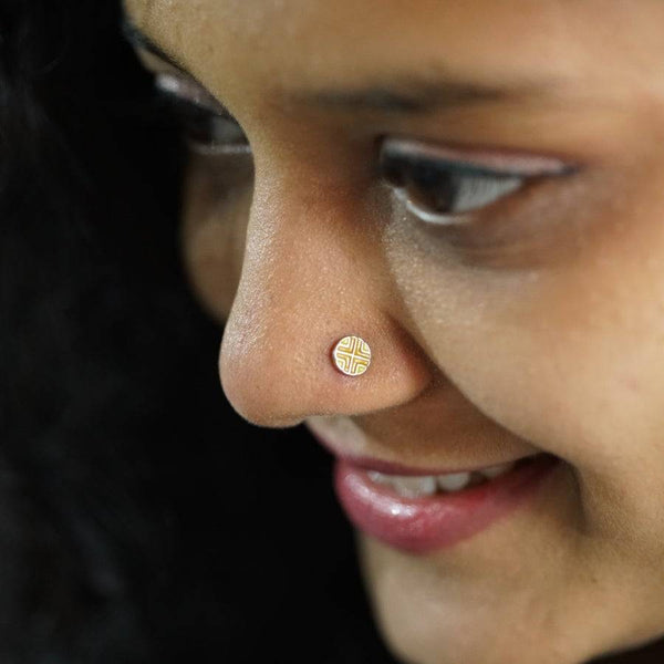 Corners Nosepin ( Pierced ) - Yellow