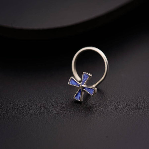 Pinwheel Nosepin ( Pierced ) - Purple