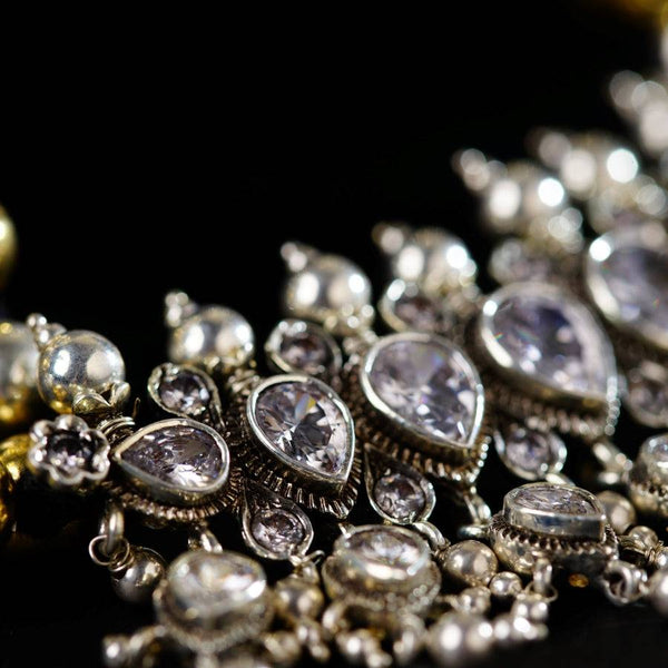 Swarna Rajat Dual Tone Silver Tanmani (9 leaf) (Made to Order)