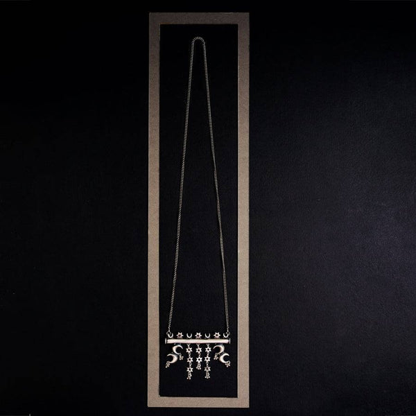 Moonlit sky ( Long chain pendant )