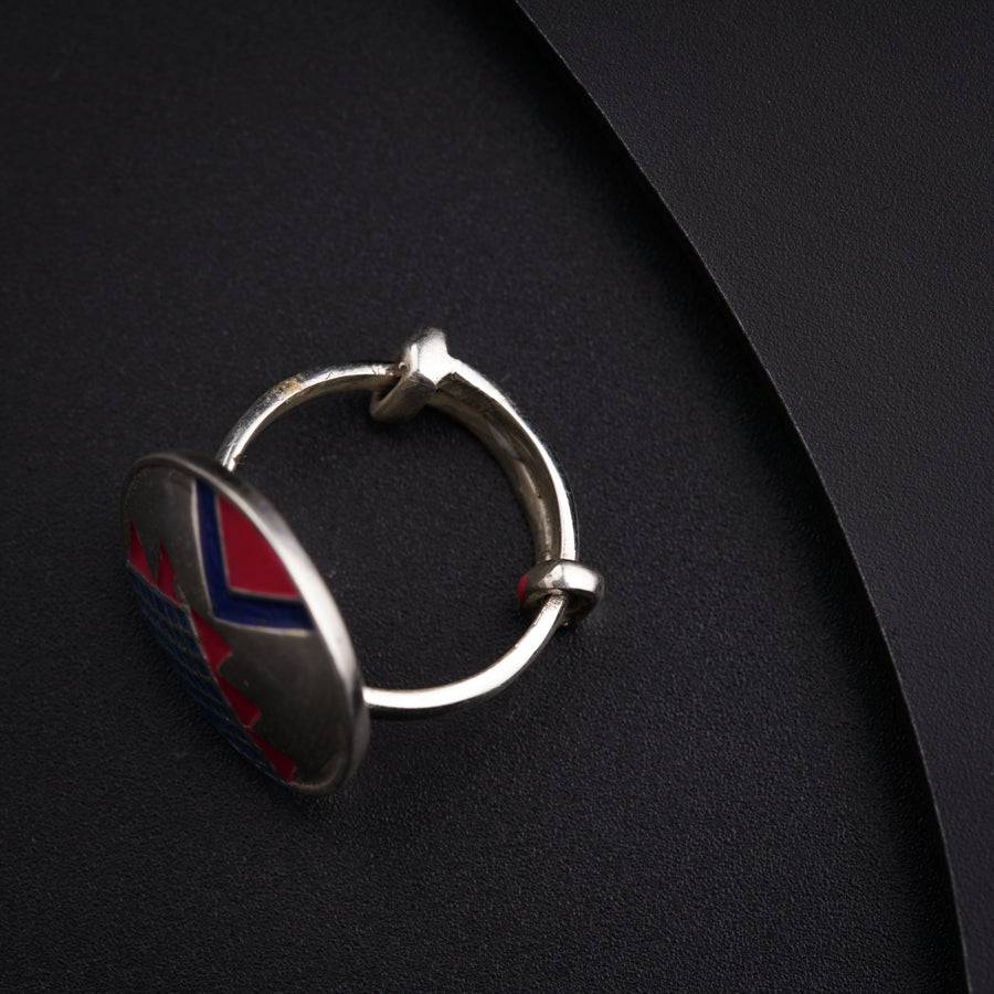 Meena Ilkal Chequered Ring