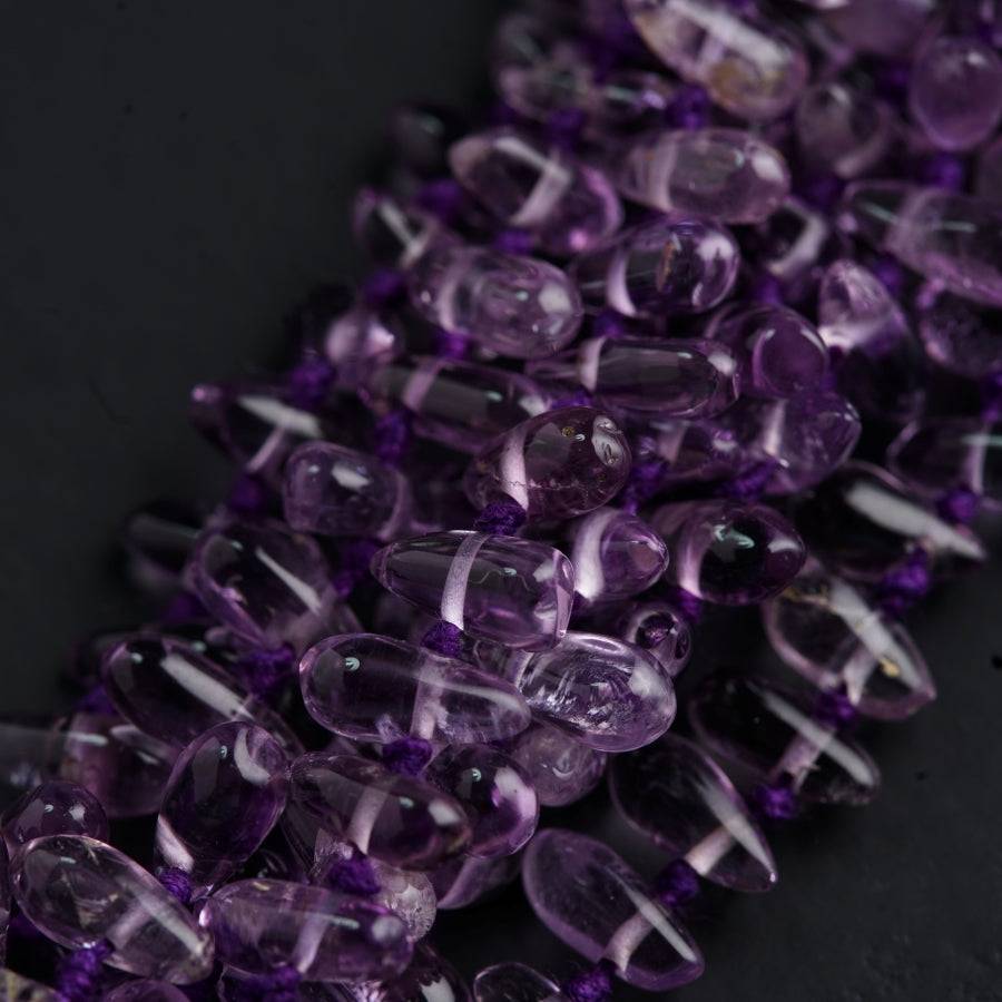 Semi Precious Stones Necklace - Fine Amethyst