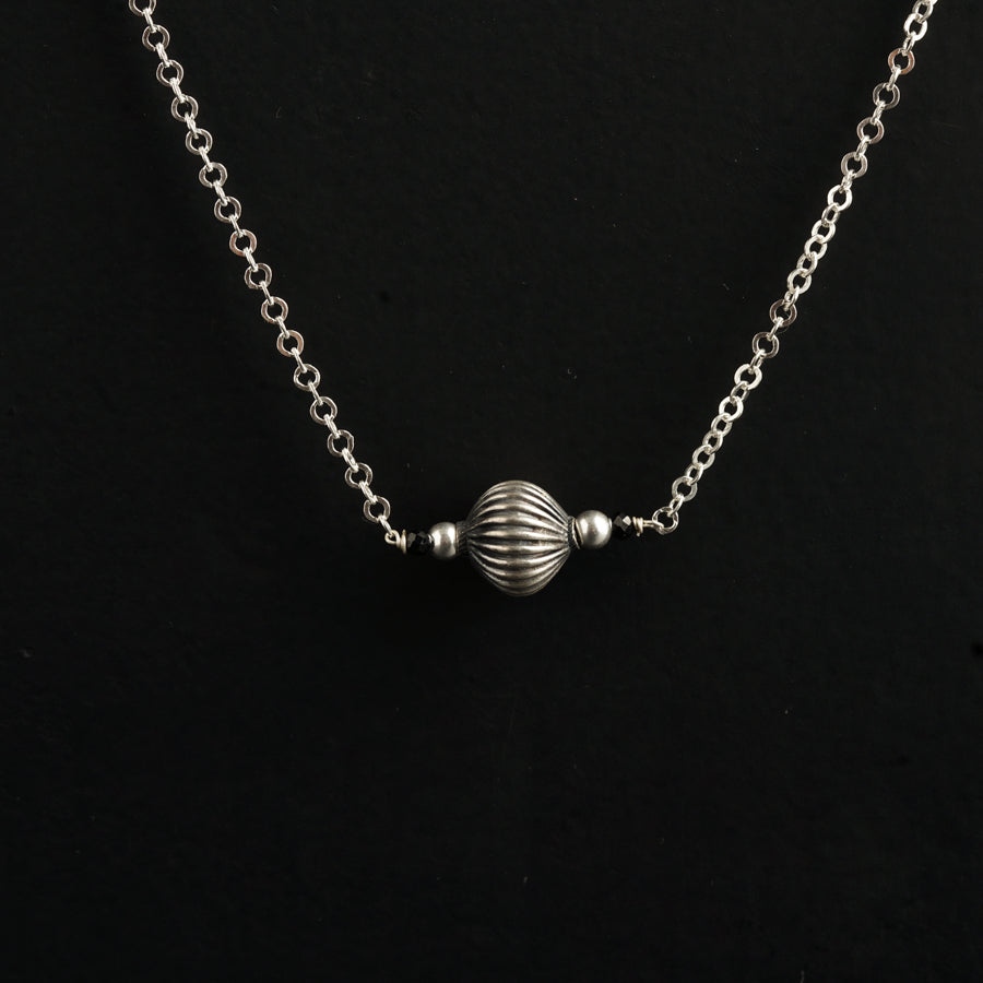 Silver Bead Mangalsutra