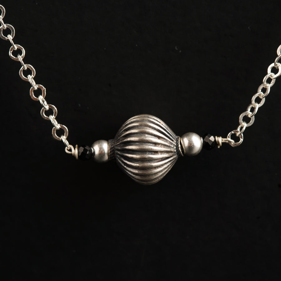 Silver Bead Mangalsutra