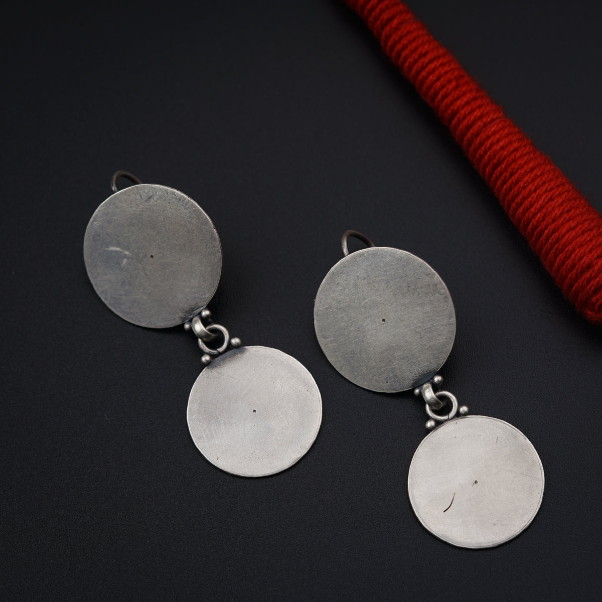 Handmade silver choker with coin motifs