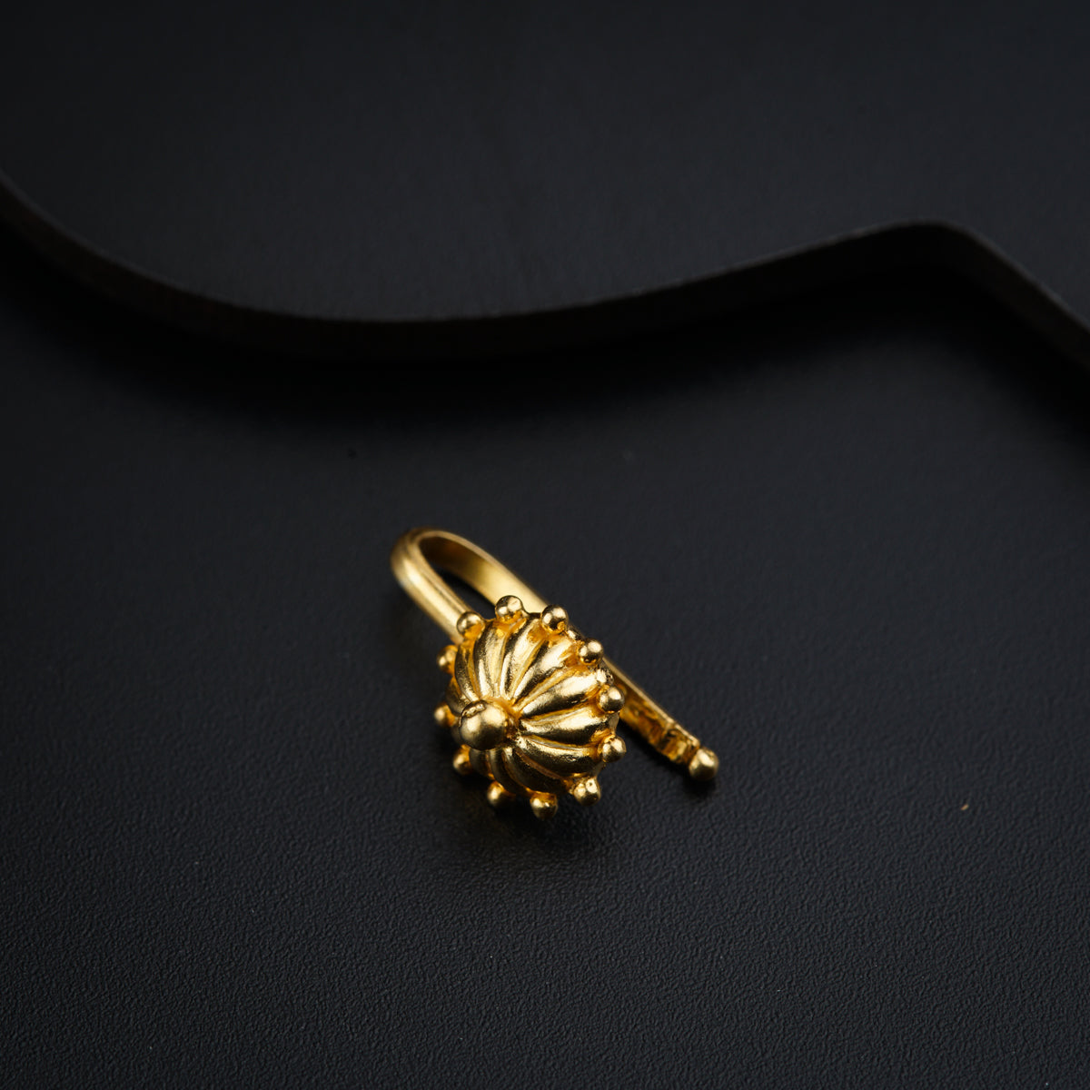 Dome Nosepin- Gold Plated, Clip on