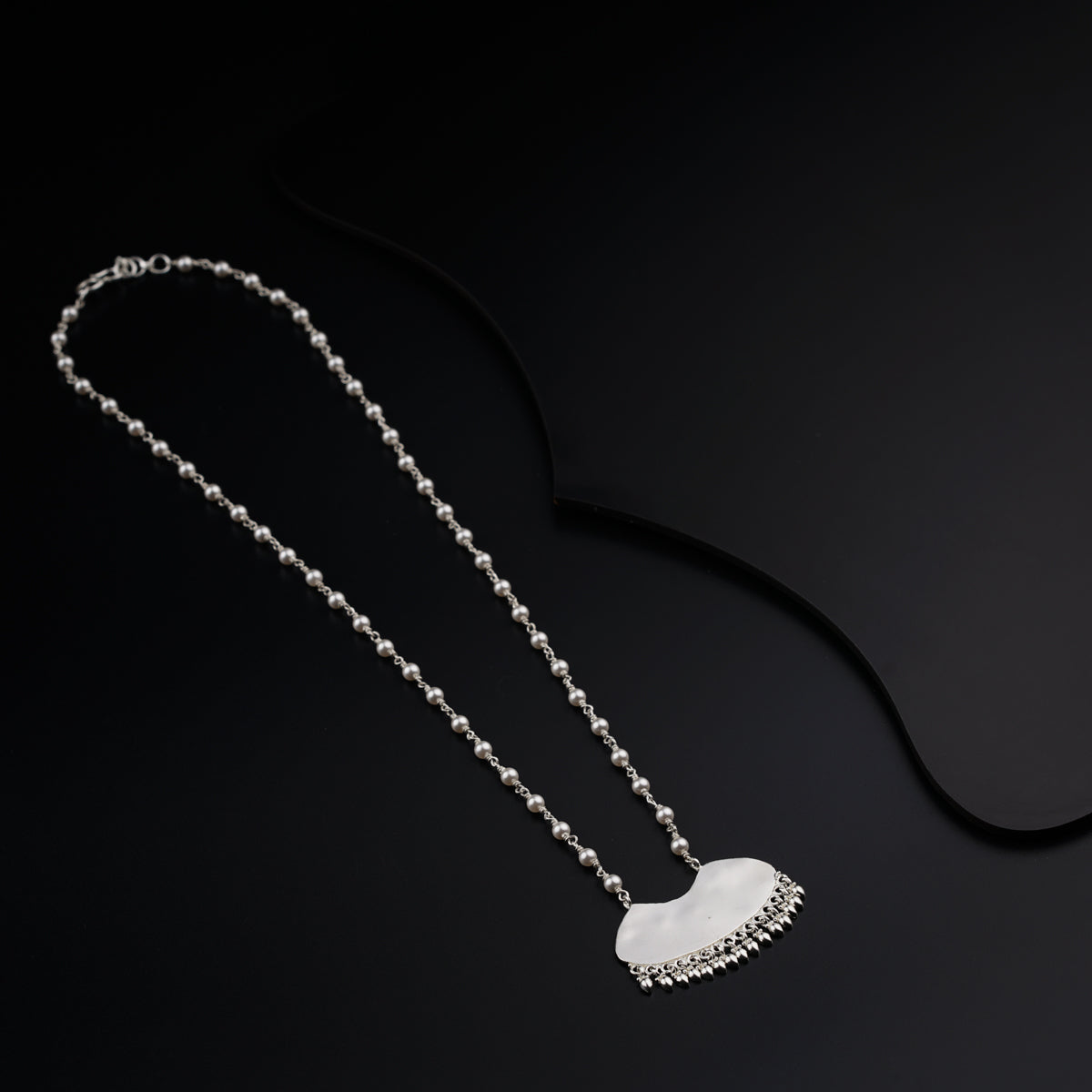 Pearl silver Necklace