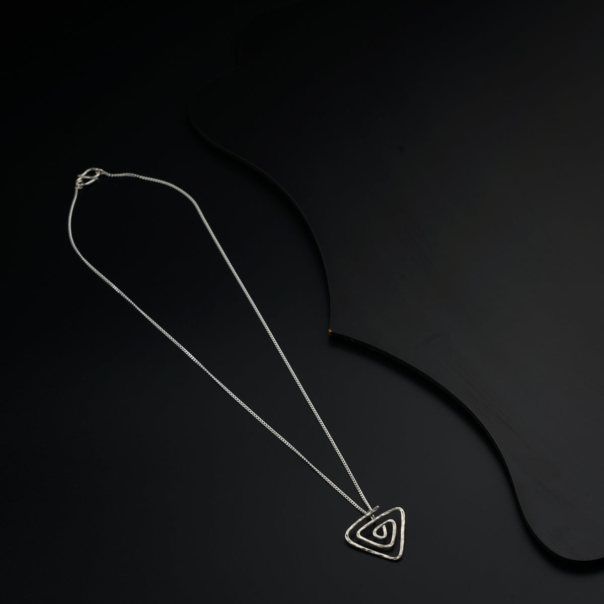 Silver Ripple Necklace
