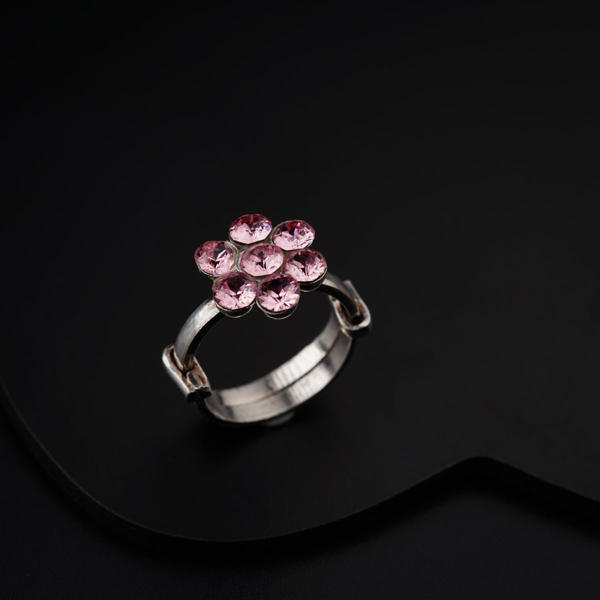 Silver Ring : Pink