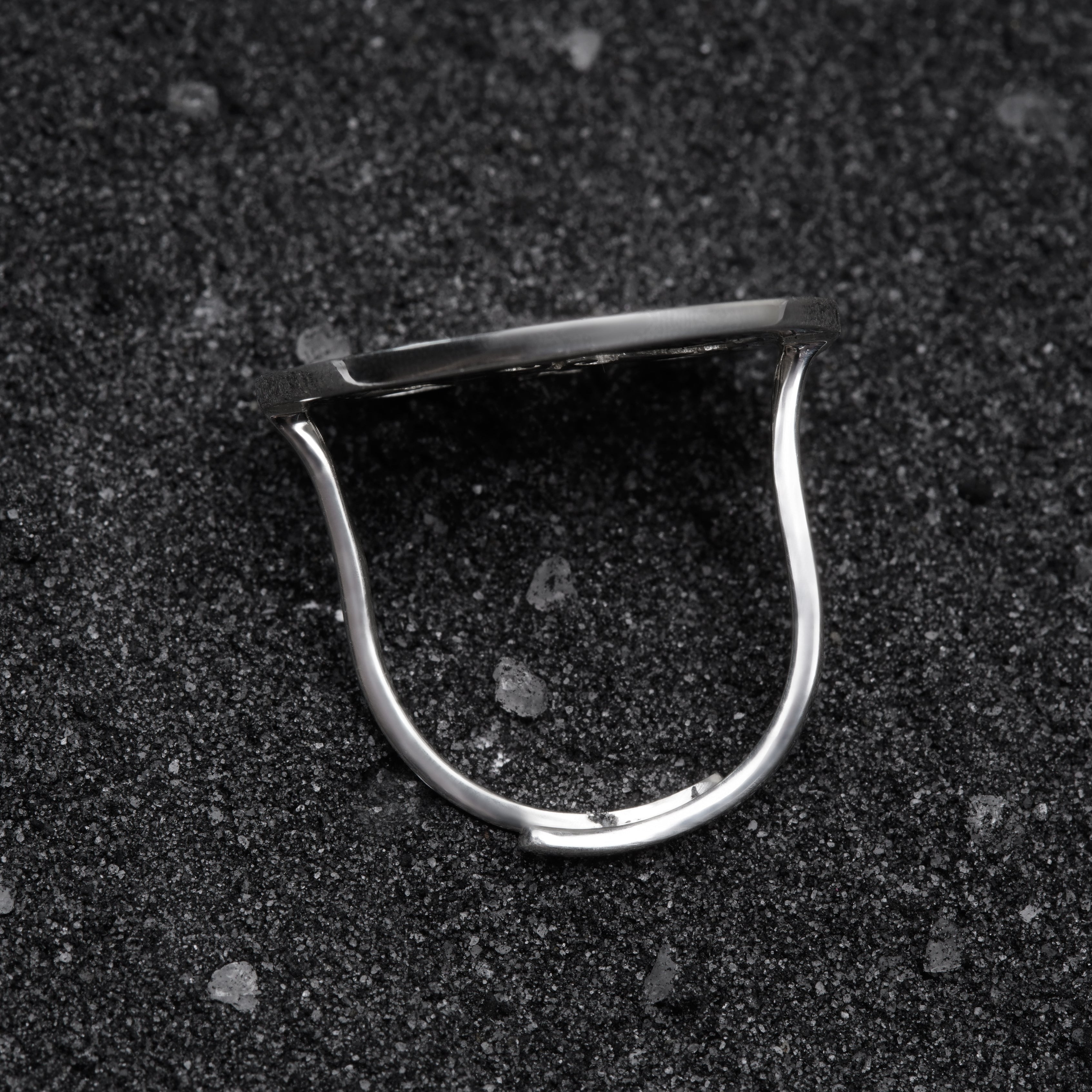 Sagittarius / धनु Silver Ring for Men