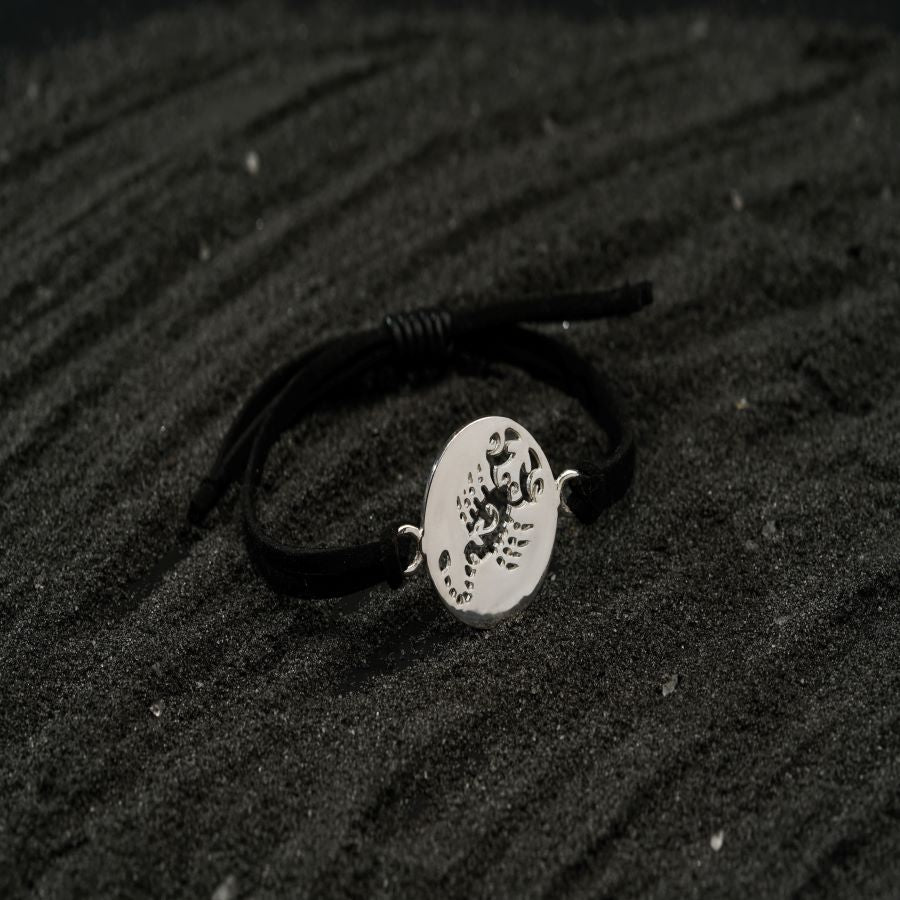 Scorpio / वृश्चिक Silver Bracelet for Men