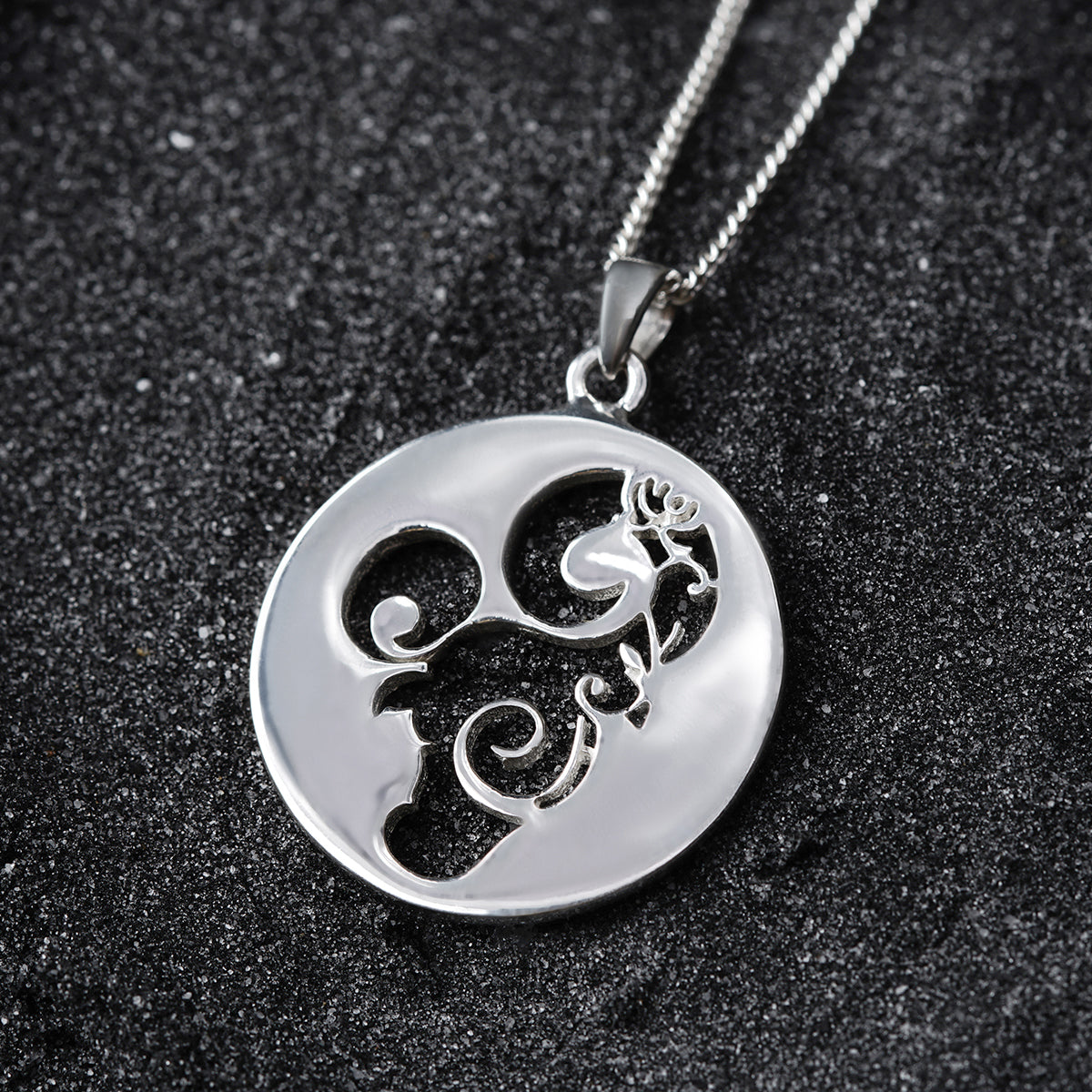 Buy Taurus Symbol of the Zodiac Silver Plated Pendant Online in India - Etsy