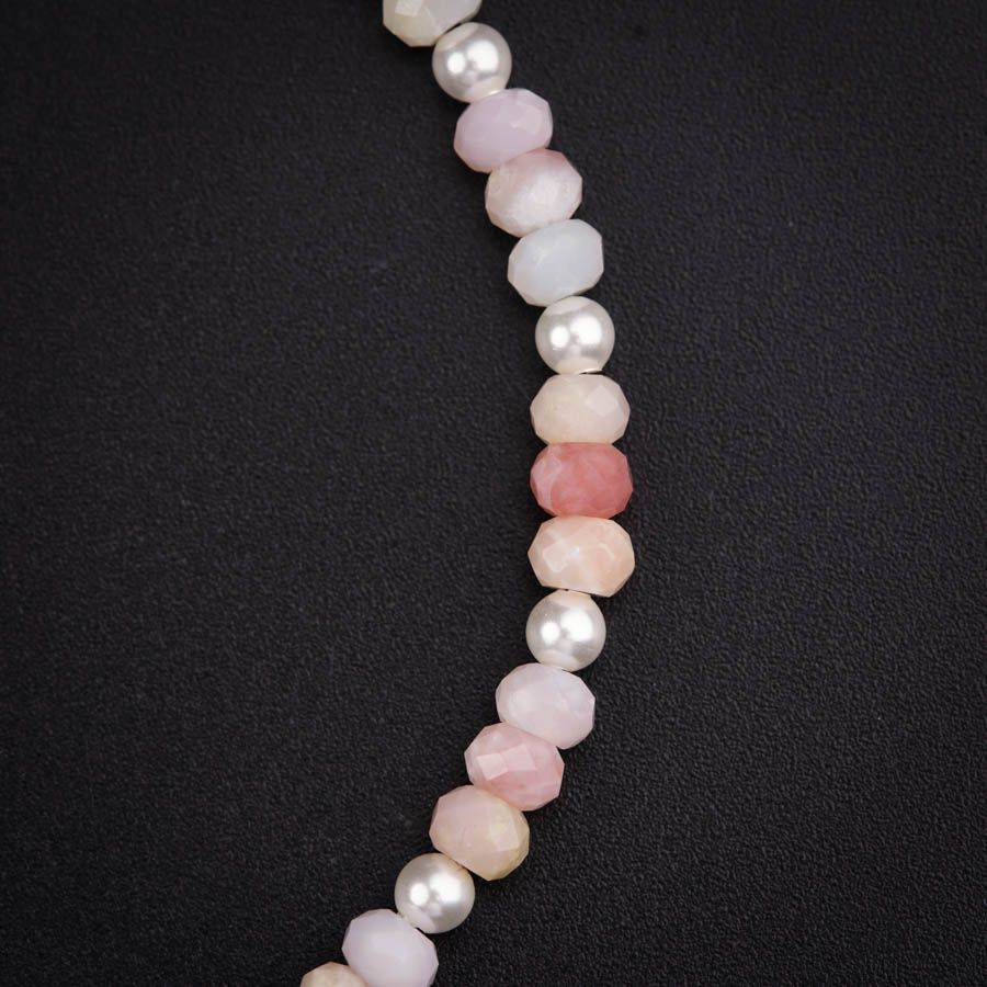 Pearl & Semiprecious Stones Anklets
