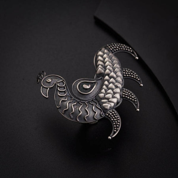 Mayur Ring: Big  (Adjustable)