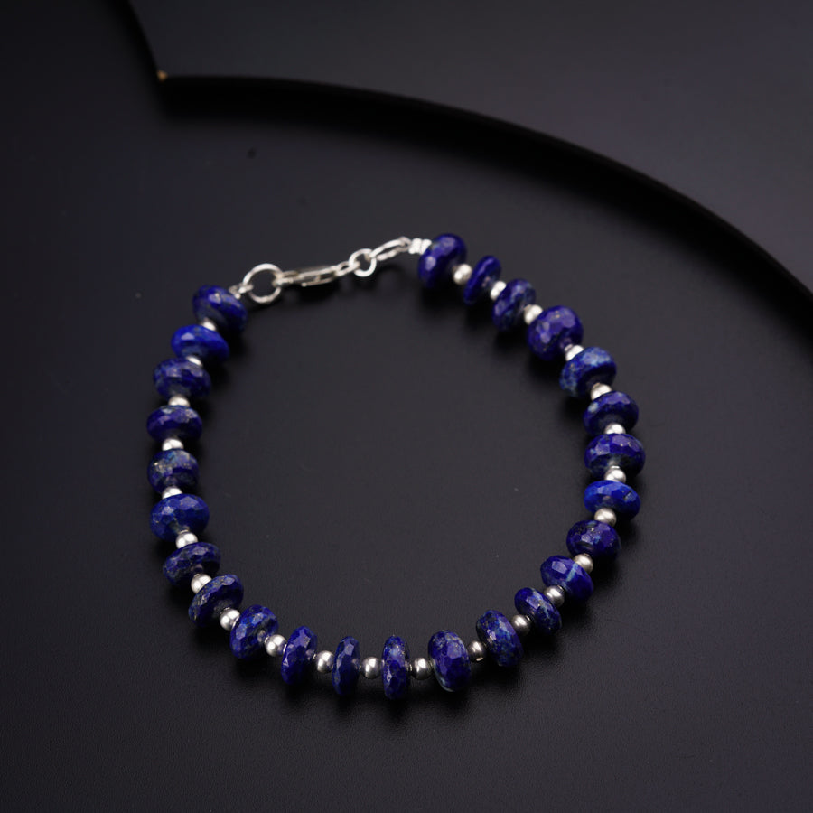 Buy Blue lapis cuff bracelet, Lapis silver cuff bracelet, denim jewelry  online at aStudio1980.com