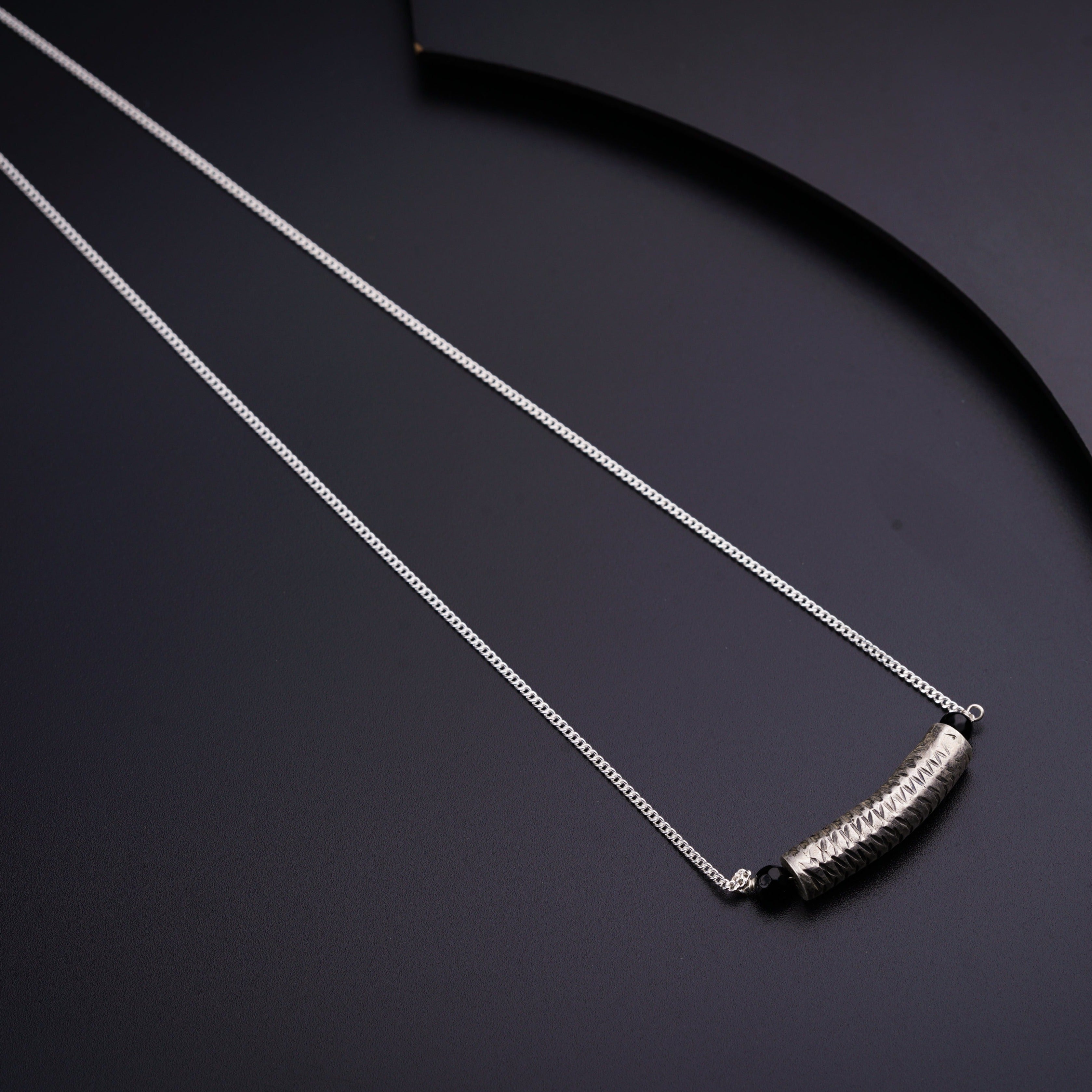 Silver Pipe Mangalsutra