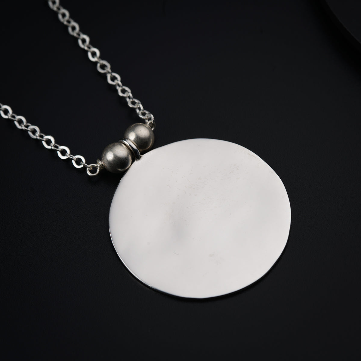 Single Coin Necklace Big