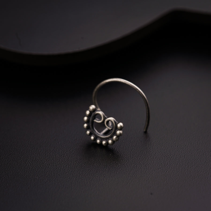 Female Designer 925 Sterling Silver Nose Ring, Size: 10mm at Rs 100/piece  in Jaipur