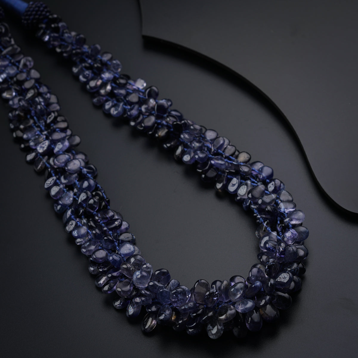 Semi Precious Stones Necklace - Iolite