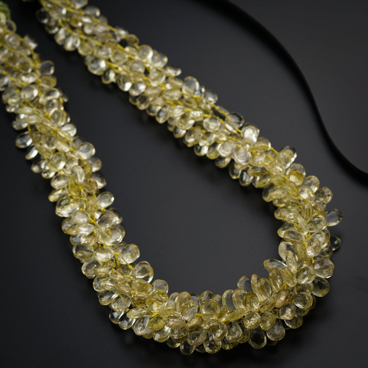 Semi Precious Stones Necklace - Citrine