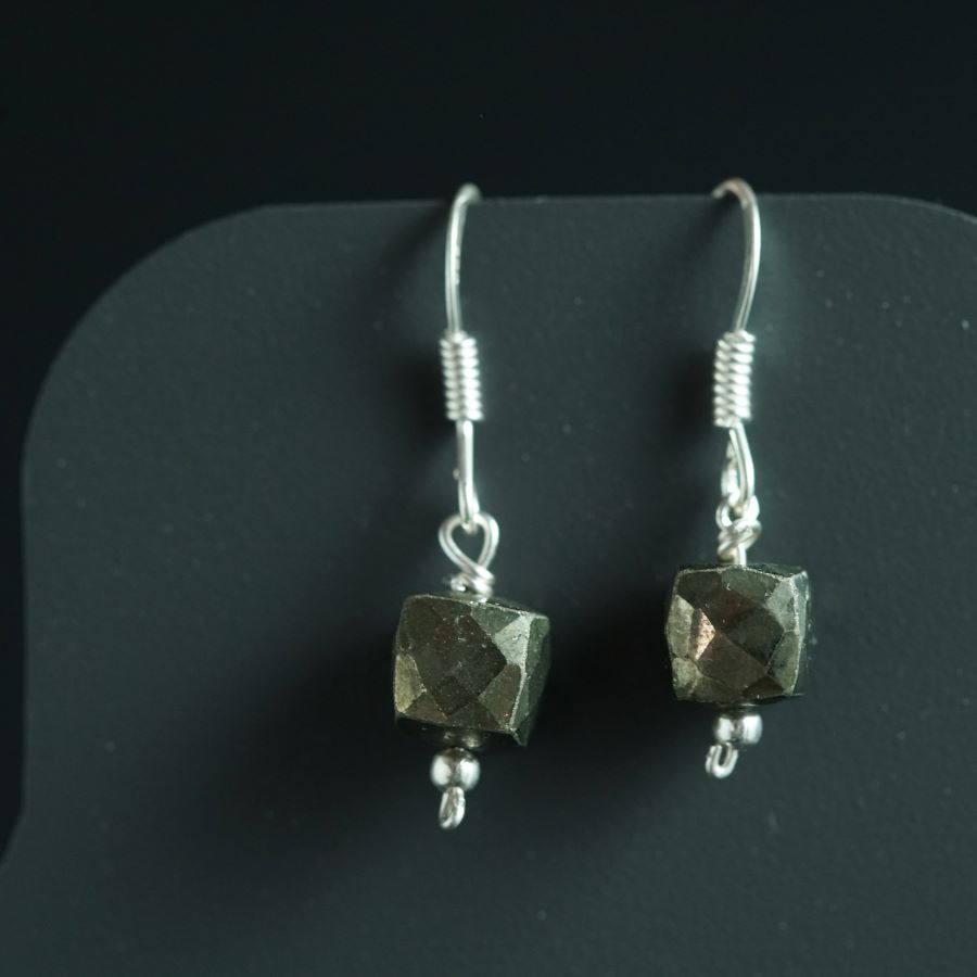 Silver and Pyrite set